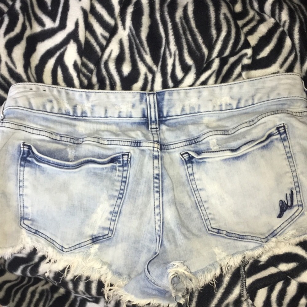 Denim shorts